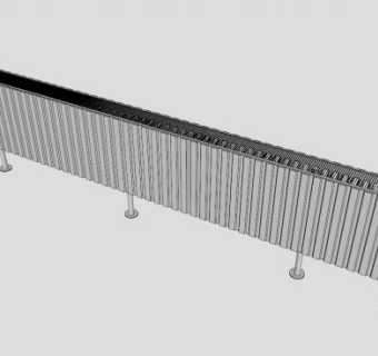 暖气片采暖散热器SU模型下载_sketchup草图大师SKP模型
