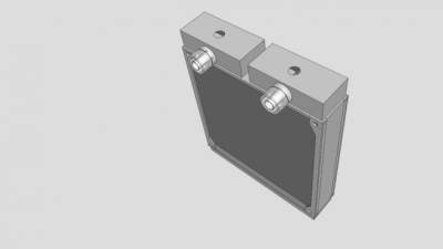 富博雅散热器SU模型下载_sketchup草图大师SKP模型