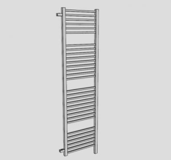 现代散热器骨SU模型下载_sketchup草图大师SKP模型