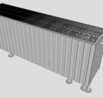室内采暖散热器SU模型下载_sketchup草图大师SKP模型