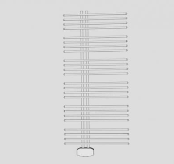钢制翅片电器暖气片SU模型下载_sketchup草图大师SKP模型