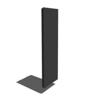 黑色家电暖气片SU模型下载_sketchup草图大师SKP模型