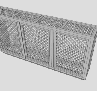 电风扇散热器SU模型下载_sketchup草图大师SKP模型