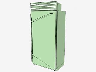 现代冷藏冰箱SU模型下载_sketchup草图大师SKP模型