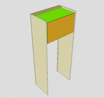 冰箱内阁冷藏柜SU模型下载_sketchup草图大师SKP模型