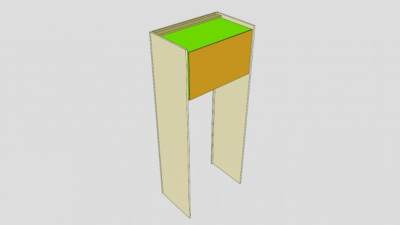 冰箱内阁冷藏柜SU模型下载_sketchup草图大师SKP模型