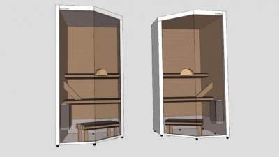 桑拿浴霸电器SU模型下载_sketchup草图大师SKP模型
