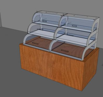 现代面包箱SU模型下载_sketchup草图大师SKP模型