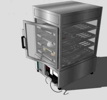 馒头机面包机SU模型下载_sketchup草图大师SKP模型