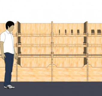 面包柜子SU模型下载_sketchup草图大师SKP模型