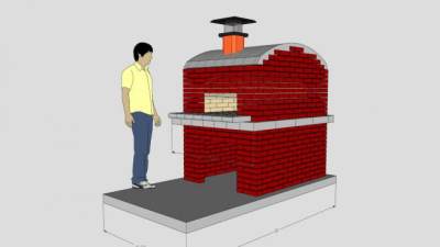 家电烤箱SU模型下载_sketchup草图大师SKP模型