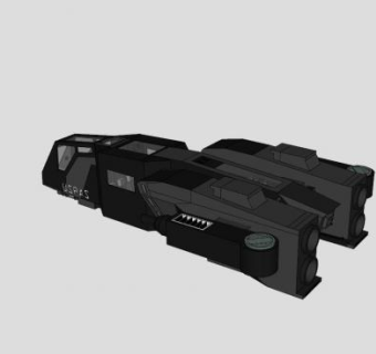 轻型运输飞行器SU模型下载_sketchup草图大师SKP模型