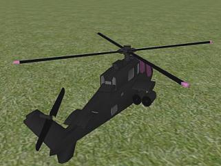 运输直升机SU模型下载_sketchup草图大师SKP模型