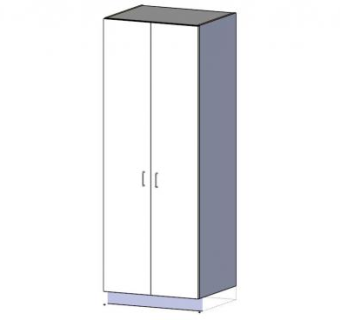 多门式双开门衣柜SU模型下载_sketchup草图大师SKP模型