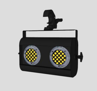 光束投影仪SU模型下载_sketchup草图大师SKP模型