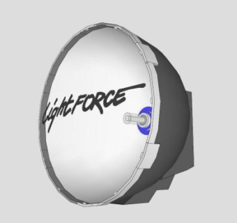 汽车驱动灯灯具SU模型下载_sketchup草图大师SKP模型