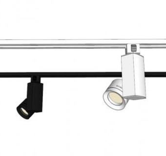 现代吊灯射灯SU模型下载_sketchup草图大师SKP模型
