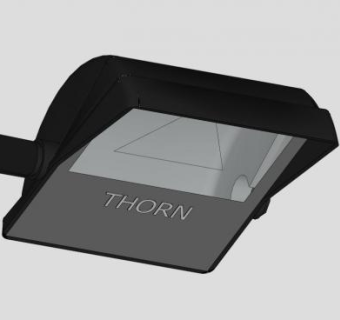 现代黑色筒灯SU模型下载_sketchup草图大师SKP模型