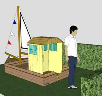 沙箱船只SU模型下载_sketchup草图大师SKP模型