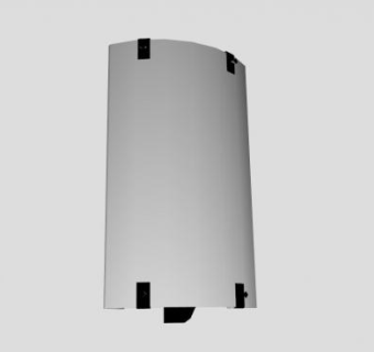 壁挂式矩形灯具SU模型下载_sketchup草图大师SKP模型