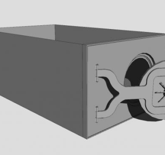 金库门锁SU模型下载_sketchup草图大师SKP模型