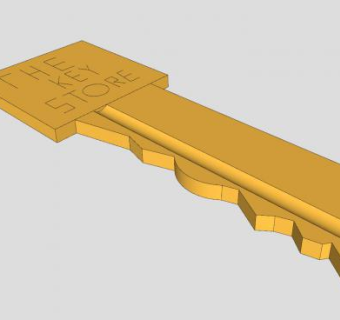钥匙SU模型下载_sketchup草图大师SKP模型