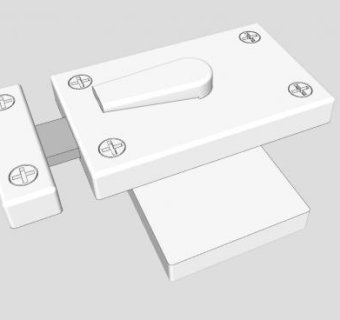 室内反锁扣SU模型下载_sketchup草图大师SKP模型