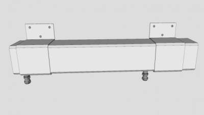 滑动门导轨SU模型下载_sketchup草图大师SKP模型