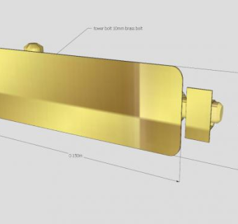 金属插销SU模型下载_sketchup草图大师SKP模型