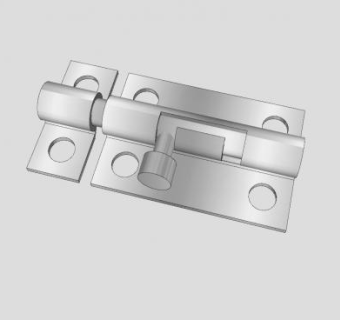 不锈钢插销SU模型下载_sketchup草图大师SKP模型