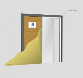 滑动自动门SU模型下载_sketchup草图大师SKP模型