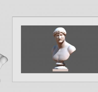 哈德良古人雕塑SU模型下载_sketchup草图大师SKP模型