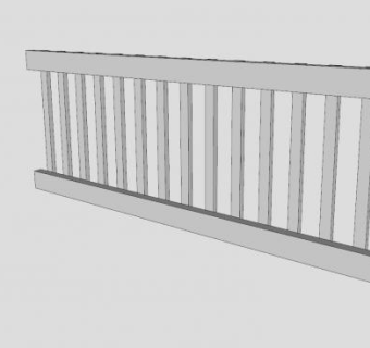 防护窗SU模型下载_sketchup草图大师SKP模型