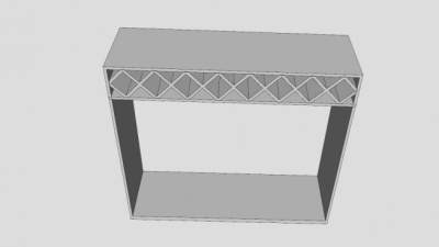 酒吧窗户框架SU模型下载_sketchup草图大师SKP模型