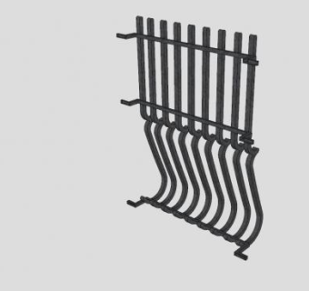 窗户铁护栏SU模型下载_sketchup草图大师SKP模型