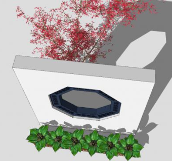 苏州园林漏窗SU模型下载_sketchup草图大师SKP模型