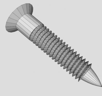 自攻螺丝SU模型下载_sketchup草图大师SKP模型