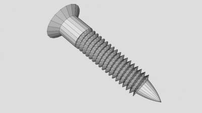 自攻螺丝SU模型下载_sketchup草图大师SKP模型