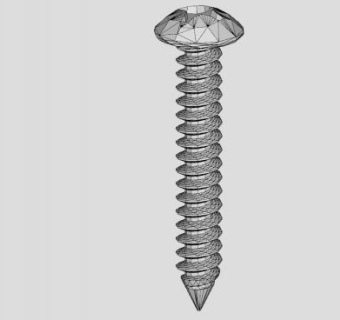 圆头螺丝SU模型下载_sketchup草图大师SKP模型