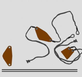 弹弓皮筋皮块SU模型下载_sketchup草图大师SKP模型