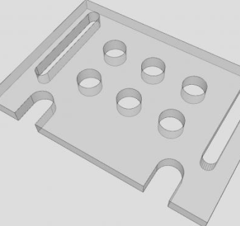 金属铝板SU模型下载_sketchup草图大师SKP模型