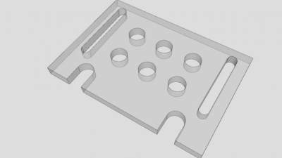 金属铝板SU模型下载_sketchup草图大师SKP模型