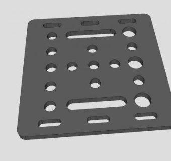 金属孔洞铝板SU模型下载_sketchup草图大师SKP模型
