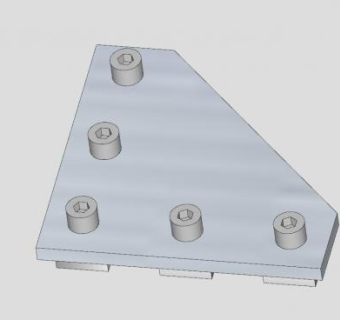 金属螺丝垫板SU模型下载_sketchup草图大师SKP模型