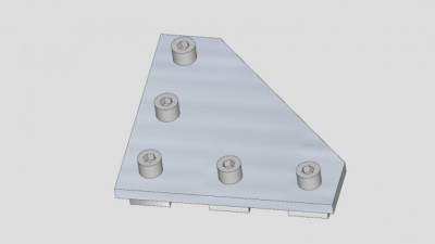 金属螺丝垫板SU模型下载_sketchup草图大师SKP模型