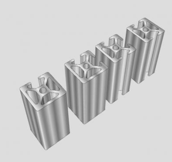 铝制工业用品SU模型下载_sketchup草图大师SKP模型