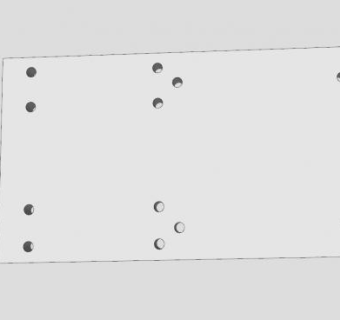 孔洞铝板SU模型下载_sketchup草图大师SKP模型