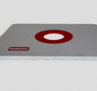 铝制路由器板SU模型下载_sketchup草图大师SKP模型