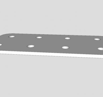 桁架拼接板SU模型下载_sketchup草图大师SKP模型