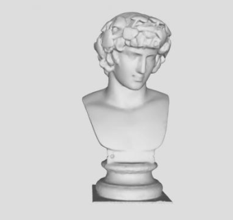 安提诺乌斯雕塑SU模型下载_sketchup草图大师SKP模型